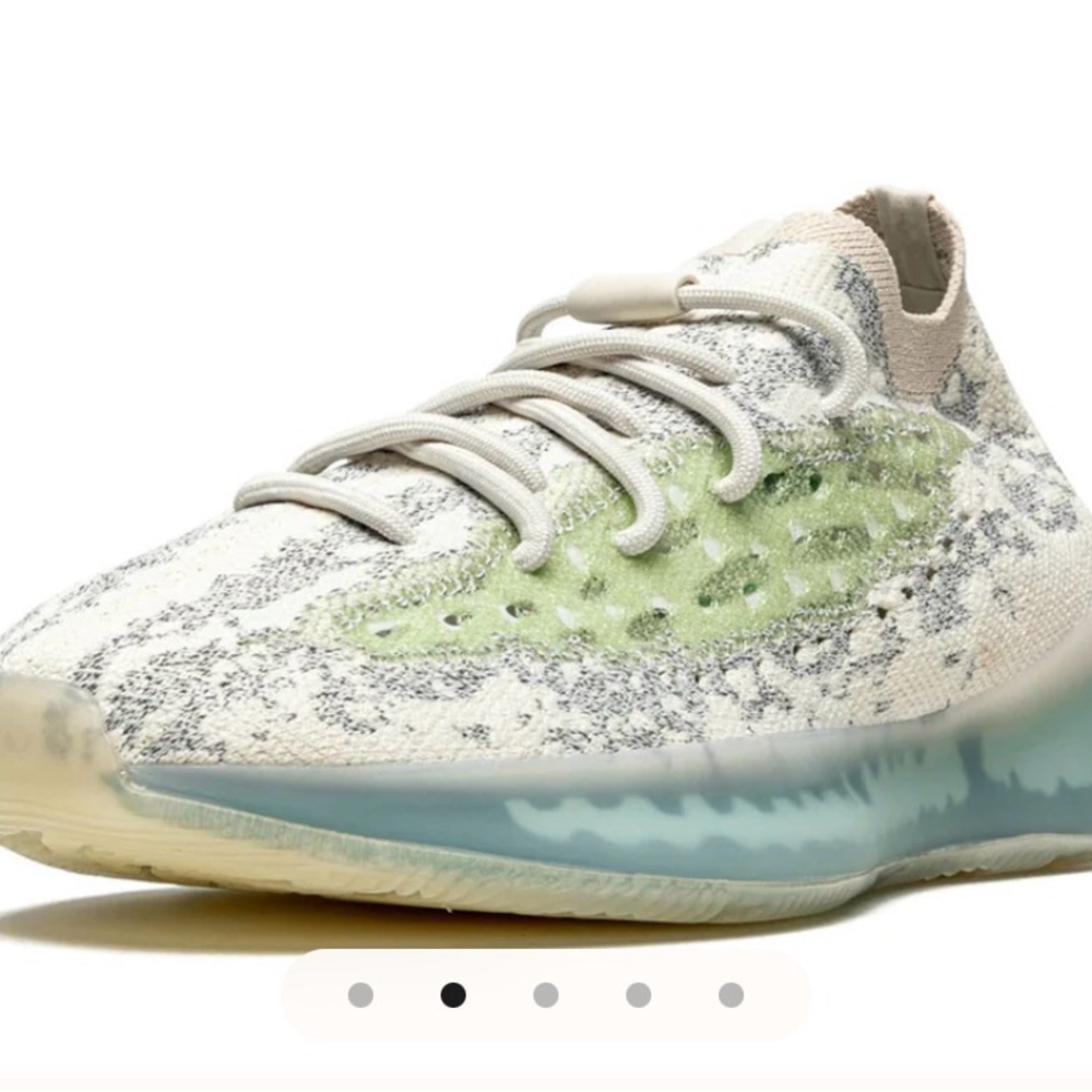 Stylish Gray and Green Sneakers